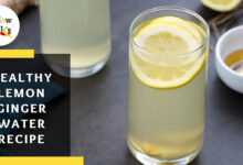 Detox Water: Συνταγή για ρόφημα με τζίντζερ με λεμόνι
